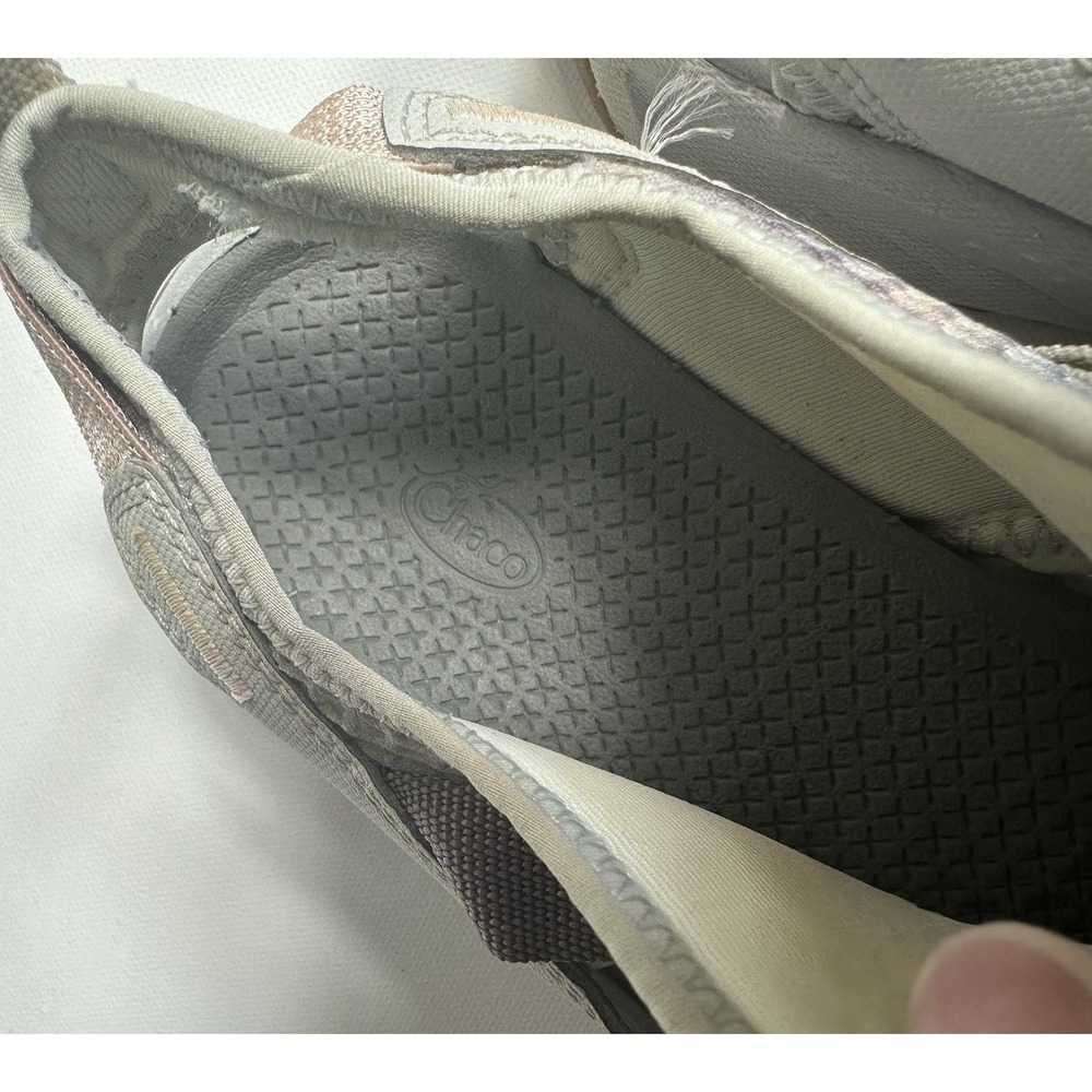 Chaco Chillos Sport Sandals Water Shoes Gray Lilac Mesh Slip On Women's 6 - Picture 6 of 6